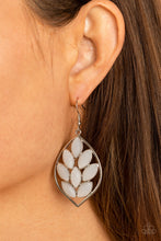 Load image into Gallery viewer, Paparazzi ~ Glacial Glades ~ White Earrings