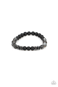Paparazzi ~ Urban Therapy ~ Men's Black Urban Bracelet