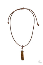 Load image into Gallery viewer, Paparazzi ~ Comes Back ZEN-fold ~ Men&#39;s Brown Urban Necklace