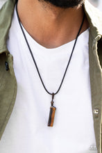 Load image into Gallery viewer, Paparazzi ~ Comes Back ZEN-fold ~ Men&#39;s Brown Urban Necklace