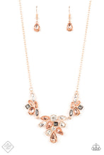 Load image into Gallery viewer, Paparazzi ~ Completely Captivated ~ Rose Gold Necklace Set (Fashion Fix Exclusive)