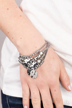 Load image into Gallery viewer, Paparazzi ~ Token Trek ~ Silver Bracelet