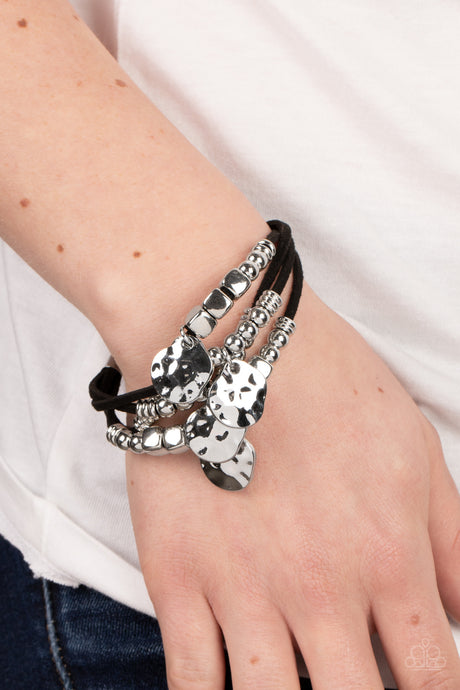 Paparazzi ~ Token Trek ~ Black Bracelet