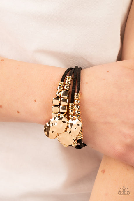 Paparazzi ~ Token Trek ~ Gold Bracelet