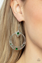 Load image into Gallery viewer, Paparazzi ~ Royal Resort ~ Green Earrings