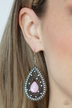 Load image into Gallery viewer, Paparazzi ~ Cloud Nine Couture ~ Pink Earrings