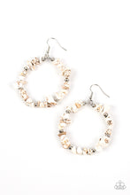 Load image into Gallery viewer, Paparazzi ~ Mineral Mantra ~ White Earrings