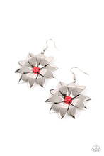 Load image into Gallery viewer, Paparazzi ~ Pinwheel Prairies ~ Red Earrings