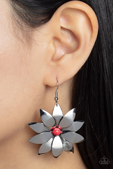Paparazzi ~ Pinwheel Prairies ~ Red Earrings