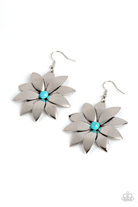 Paparazzi ~ Pinwheel Prairies ~ Blue Earrings