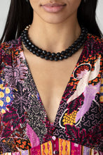 Load image into Gallery viewer, Paparazzi ~ Greco Getaway ~ Black and Gold Necklace and Bracelet Set