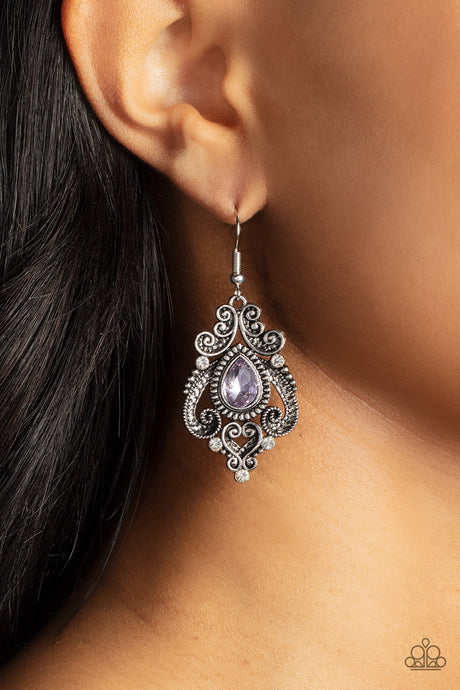 Paparazzi ~ Palace Perfection ~ Purple Earrings