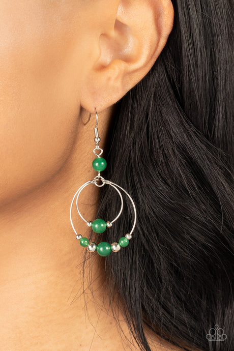 Paparazzi ~ Eco Eden ~ Green Earrings