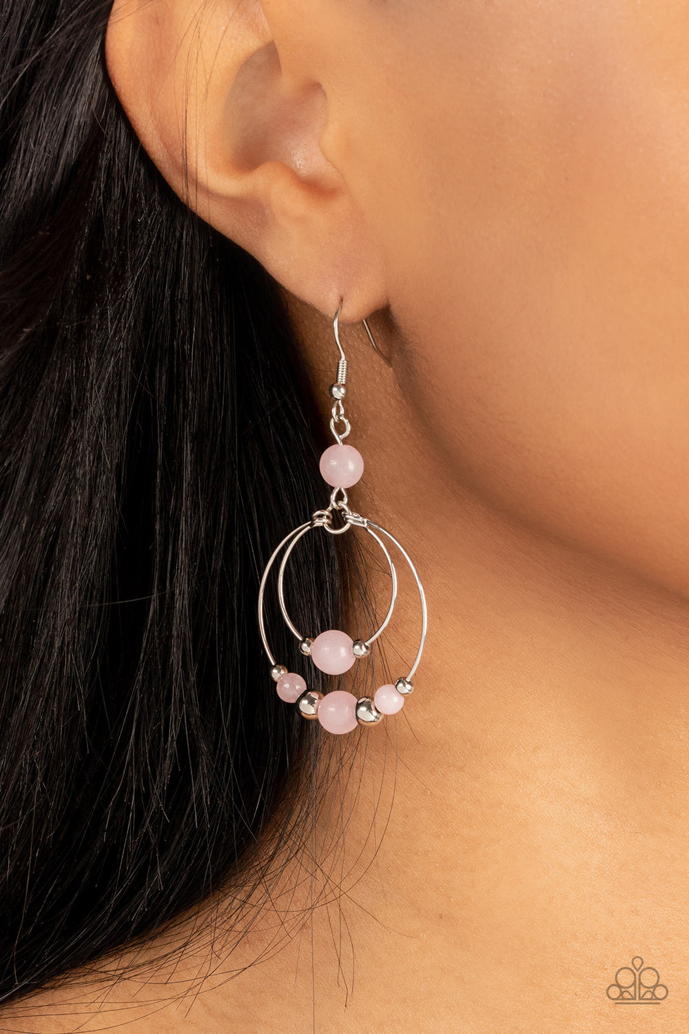 Paparazzi ~ Eco Eden ~ Pink Earrings