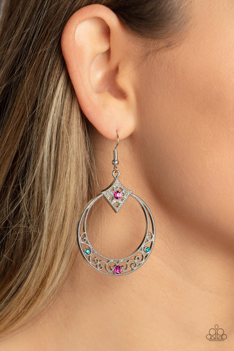Paparazzi ~ Royal Resort ~ Multi Earrings