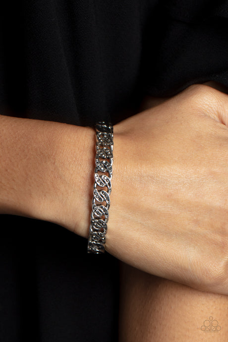Paparazzi ~ Some Serious Shimmer ~ Silver Cuff Bracelet