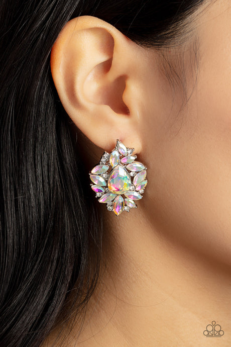 Paparazzi ~ We All Scream for Ice QUEEN ~ Multi-Colored Post Earrings
