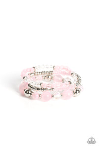 Paparazzi ~ Shoreside Stroll ~ Pink Bracelet