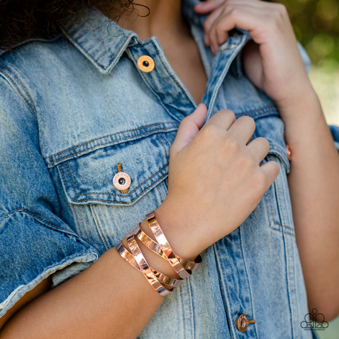 Paparazzi ~ Industrial Imagination ~ Copper Cuff Bracelet
