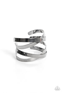 Paparazzi ~ Industrial Imagination ~ Black Cuff Bracelet