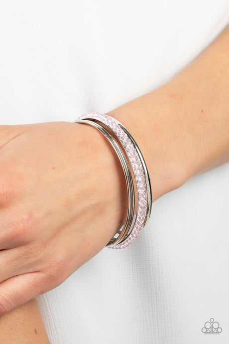 Paparazzi ~ Prismatic Pizazz ~ Pink Bangle Bracelets