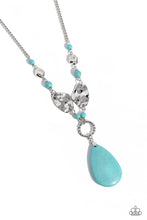 Load image into Gallery viewer, Paparazzi ~ Sagebrush Sanctuary ~ Blue Turquoise Necklace Set
