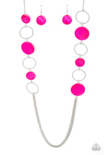 Load image into Gallery viewer, Paparazzi ~ Beach Hub ~ Pink Necklace Set