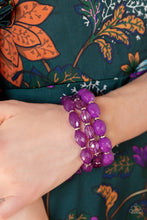 Load image into Gallery viewer, Paparazzi ~ High Tide Hammock ~ Purple Bracelet