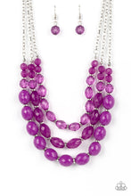 Load image into Gallery viewer, Paparazzi ~ Tropical Hideaway ~ Purple Necklace &amp; Bracelet Set