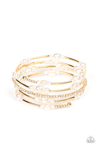 Paparazzi ~ Marina Masterpiece ~ Gold Infinity Wrap Bracelet