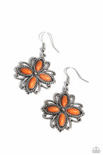 Load image into Gallery viewer, Paparazzi ~ Badlands Ballad ~ Orange Earrings