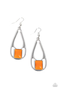 Paparazzi ~ Adventure Story ~ Orange Earrings