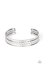 Load image into Gallery viewer, Paparazzi ~ Hot on the TRAILBLAZER ~ Men&#39;s Silver Cuff Bracelet