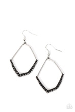 Load image into Gallery viewer, Paparazzi ~ Bent on Success ~ Black Earrings