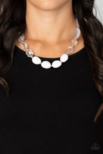Load image into Gallery viewer, Paparazzi ~ Private Paradise ~ White Necklace Set