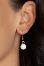 Load image into Gallery viewer, Paparazzi ~ Private Paradise ~ White Necklace Set