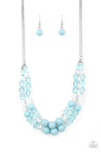 Load image into Gallery viewer, Paparazzi ~ Vera-CRUZIN ~ Blue Necklace Set
