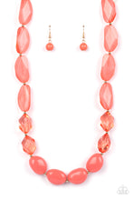 Load image into Gallery viewer, Paparazzi - Private Paradise - Orange Necklace Set