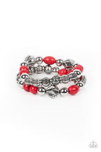 Load image into Gallery viewer, Paparazzi ~ Sagebrush Saga ~ Red Bracelet