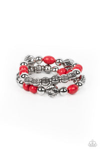 Paparazzi ~ Sagebrush Saga ~ Red Bracelet