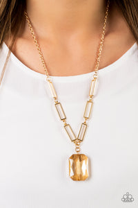 Paparazzi ~ You Better Recognize ~ Gold Necklace Set