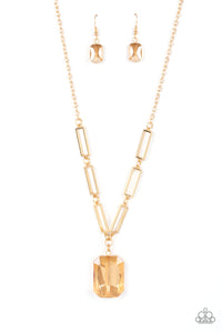 Paparazzi ~ You Better Recognize ~ Gold Necklace Set