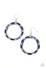Load image into Gallery viewer, Paparazzi ~ Gritty Glow ~ Blue Earrings
