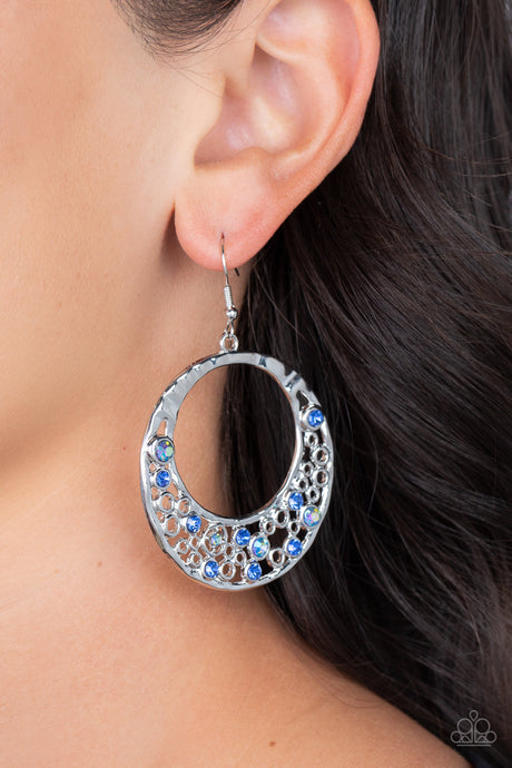 Paparazzi ~ Enchanted Effervescence ~ Blue Earrings