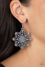 Load image into Gallery viewer, Paparazzi ~ Prismatic Perennial ~ Blue Earrings