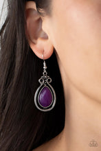 Load image into Gallery viewer, Paparazzi ~ Mountain Mantra ~ Purple Earrings