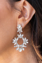Load image into Gallery viewer, Paparazzi ~ Leave them Speechless ~ White Post Earrings
