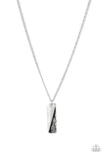 Load image into Gallery viewer, Paparazzi ~ Tag Along ~ Men&#39;s Silver Urban Necklace
