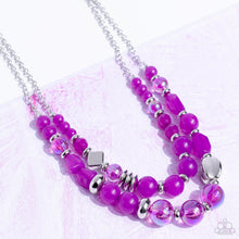 Load image into Gallery viewer, Paparazzi ~ Mere Magic ~ Purple Necklace Set