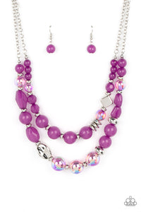 Paparazzi ~ Mere Magic ~ Purple Necklace Set